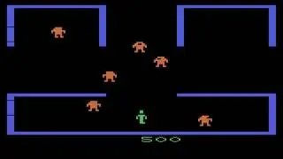 ATARI 2600 Berzerk Arcade Small Berzerk Hack 2006 Dennis Debro, Scott Dayton HOMEBREW