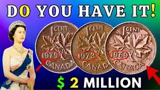 STOP! 🛑 Don&rsquo;t Spend These Canada 1 Cent Coins HUGE VALUE! 🏆  Coins That Could Make You RICH!