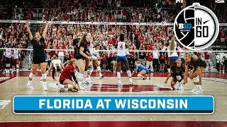 Florida at Wisconsin | Sept. 22, 2025 | B1G Volleyball in 60