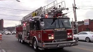Little Falls Fire Department Ladder 4 Responding 3-23-18