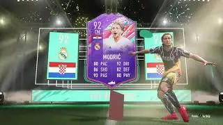 Packing FUT Birthday Modric in my first pack (just a few packs)