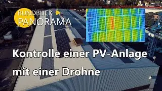 Prüfen PV-Anlage Check mit Drohne