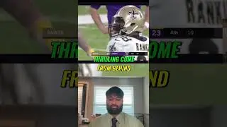 Saints WIN! Heartbreaking Vikings Loss & Thrilling Comeback #shorts