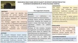 E-Poster on my Research Article:
