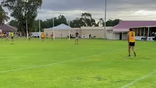 Gavin Munt Kicks An Incredible Sealer To Keep Swan Athletic's Chances Of Staying In B Grade Alive
