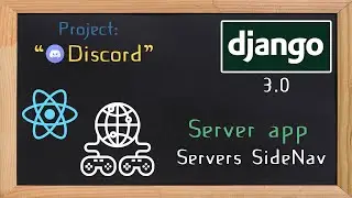 Django and ReactJS together - Server app servers sidenav | 19
