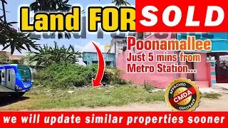 SOLD - 🏡 Land for Sale in Chennai | East Facing  | 📍Poonamallee  | CMDA Approved | 1200Sqft x 2 🏡
