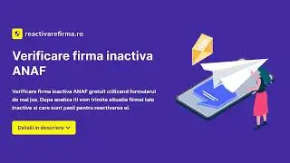 Verificare firma inactiva ANAF
