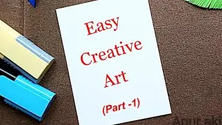 Creative art (Part -1) | Best free time drawing | Getting bored try this easy drawing | Apur akibuki