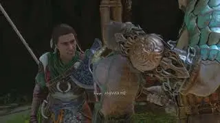 Kratos and Freya discover Freyr's camp in Vanaheim - God of War Ragnarok