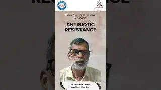 IMA Goa State President's message on Antibiotic resistance