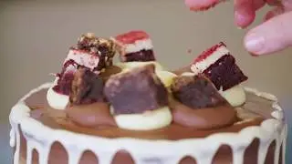 Lola's Cupcakes Brownie Box Fantasy Cake