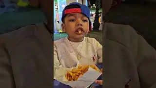 OunTop eating French Fried Potatoes #shorts #viral #eating #ountop
