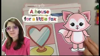 #papercrafting  We are building a paper house for the fox