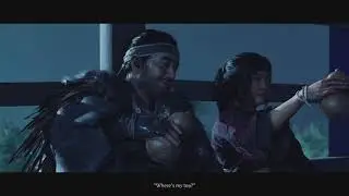 Ghost of Tsushima | Jin & Yuna drink sake in Yarikawa