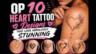 Top 10 Heart Tattoo Designs and Ideas for Girls and Women | Easy and Simple Heart Tattoos Photos