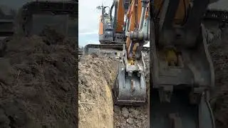 CASE CX145D + Werk‑Brau Heavy Duty Bucket & D‑Lock Coupler | Digging Power #shorts