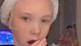 Putting on a FACEMASK! &ldquo;With funny sound effects