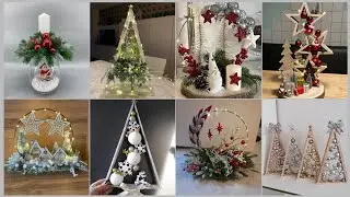 Outclass & Stylish Christmas Triangle Centerpieces design #Stylish Christmas Decorations Ideas 