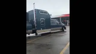 The transport car looks like a masterpiece.