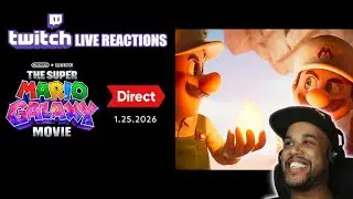 The Super Mario Galaxy Movie Direct 1.25.2026 LIVE REACTIONS!!!