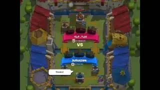 #03 Clash Royale - Royal Giant Sparky vs Ice Wizard Hog Fast Deck