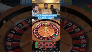 Drakes Biggest Roulette Bet Of His Life! #drake #roulette #casino #maxwin #highroller #bigwin 0