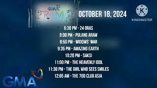 GMA Prime Line-Up Bumper (October 18, 2024)