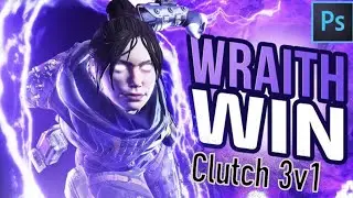Wraith clutch win 3v1 Apex Legends