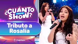 ¡CON ACTITUD Y FUERZA! Antonella Lucero deslumbró imitando a Rosalía - Cuánto Vale El Show