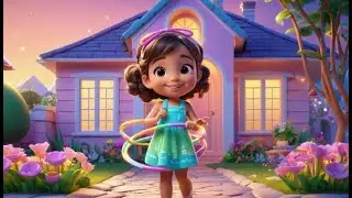 Toy Hula Hoops Go Spin Spin Spin | English Nursery Rhyme | Kids Songs | Baby Music
