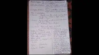 Classification of Animal kingdom 👈 handwritten notes #biologynotes #study
