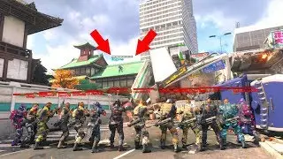 I WAS HIDING FROM ALL 13 OF THEM ON TOP OF THE MAP ON GRIDLOCK?!?!? 