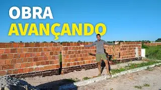Finalmente levantando o muro + cuidando do cercadinho