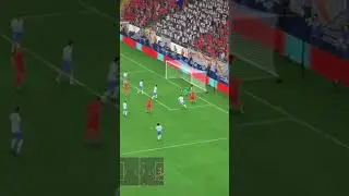 FIFA 23| Crespo dropping the keeper & chip ⚽️🥵 #shorts