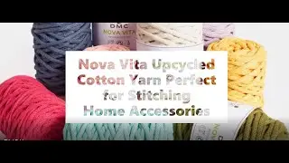 Nova Vita Upcycled Cotton Yarn Perfect for Stitching  Home Accessories