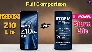 iQOO Z10 Lite vs Lava Storm Lite : Full Comparison🤔🔥