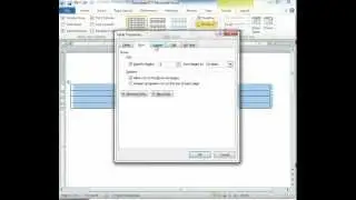How to create a set of square with the same weight and height in Microsoft word