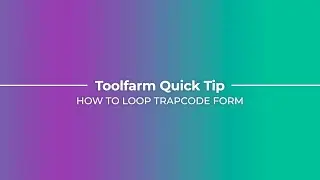 Toolfarm Quick Tip: How to Loop Trapcode Form