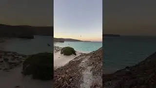 Amanecer playa balandra La paz baja california sur #beach #nature