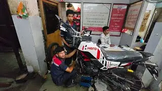 Hero xpulse pro Rally Bike front full assembly change by Autolink - Hero company Thankyou Devidas