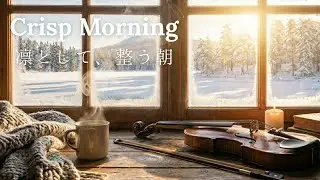 Crisp Winter Morning ❄️ Female Vocals & Strings Chill Pop Mindful Start. 凛として整う朝。透明な歌声と弦が奏でる冬の作業用BGM