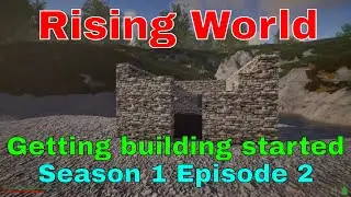 Building my first home | Rising World | S1E2
