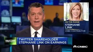 Stephanie Link on Twitter's strong quarterly earnings