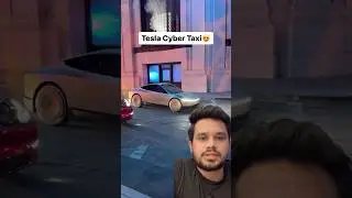 Tesla Cyber Taxi 😍🔥#tesla #bestelectriccars #electriccar #cars #electricvehicles #cybertaxi