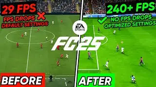 BEST PC Optimization Settings Guide For EA SPORTS FC 25🔧| Max FPS | Best Settings