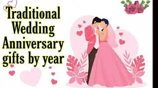 Traditional wedding Anniversary gifts by year | silver jubilee gifts | Ideas Diary