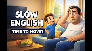 Dad Learns English the Easy Way | Slow English Story for Beginners