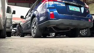 Subaru Outback 3.6R custom axle back exhaust 