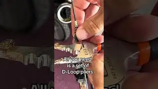 Quick peep swap trick using d-loop pliers for archers #archerytricks #peep